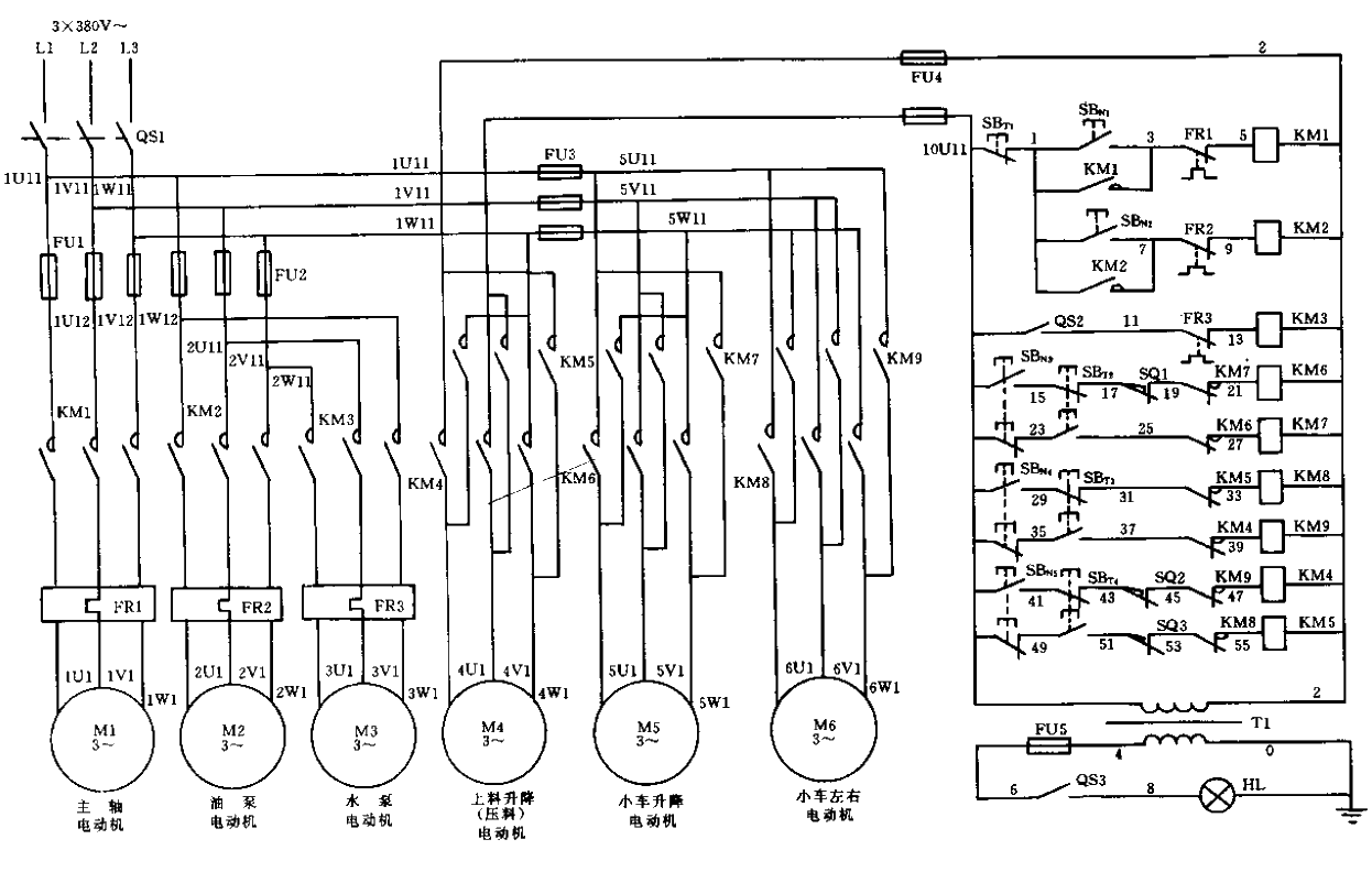 G607 circular saw machine<strong>Electrical schematic diagram</strong>.gif