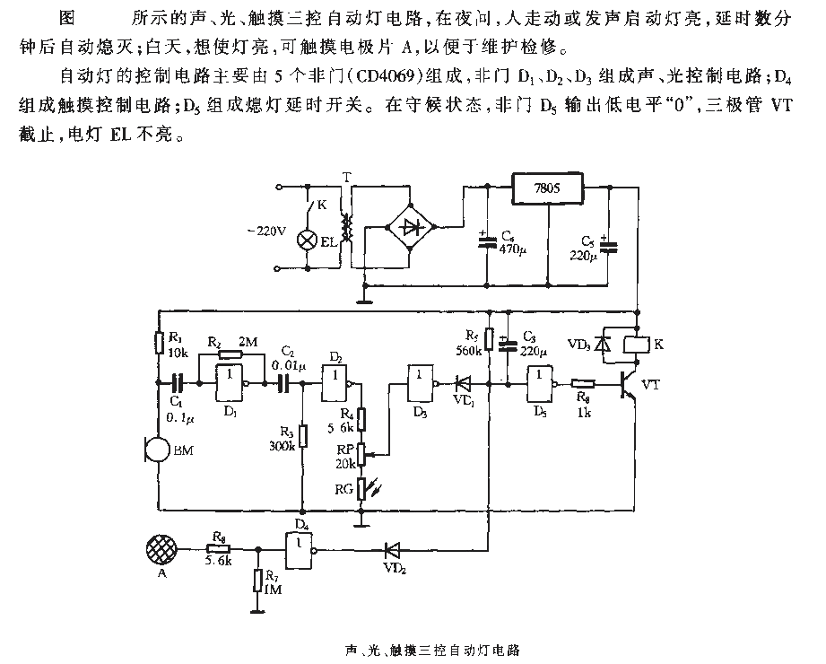 Sound and light<strong>Touch</strong>Three controls<strong>Automatic light</strong><strong>Circuit</strong>.gif