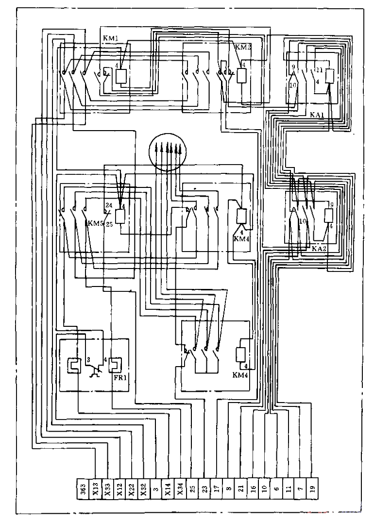 T68 horizontal boring machine upper<strong>power distribution</strong> board wiring diagram<strong>circuit</strong>.gif