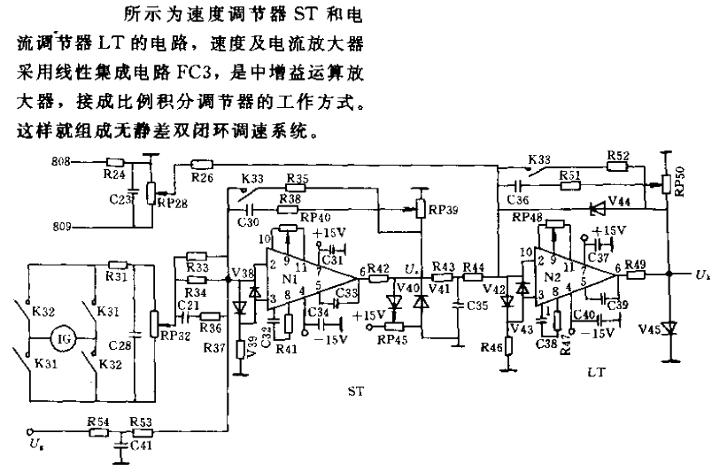 <strong>Double closed-loop speed regulation system</strong> (speed regulation and <strong>current</strong><strong>regulation circuit</strong>).gif