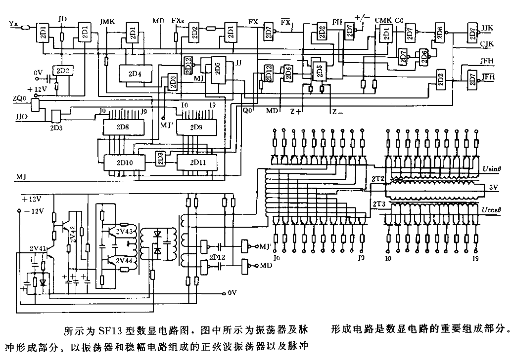 SF13 digital display<strong>Circuit diagram</strong> (<strong>oscillator</strong> and <strong>pulse</strong> formation).gif