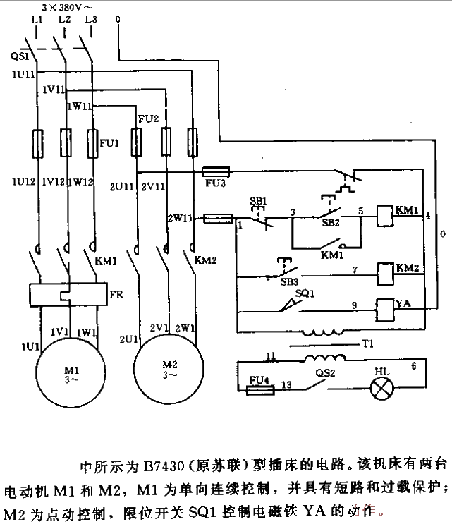 B7430 (former Soviet Union) plugging machine<strong>Electrical schematic diagram</strong><strong>Circuit</strong>.gif