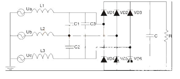 PFC design analysis to realize three-phase uncontrolled rectification circuit