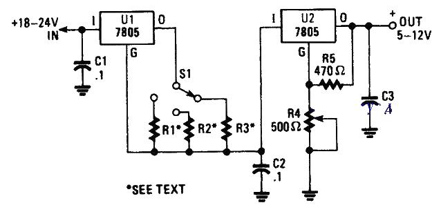 Voltage and current regulator combination