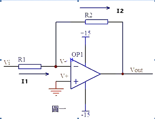 Operational amplifier circuit analysis of virtual open and virtual short