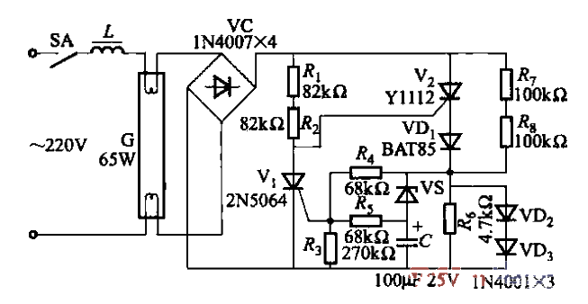 11.<strong>Fluorescent lamp</strong><strong>Electronic ballast</strong><strong>Circuit</strong> one.gif