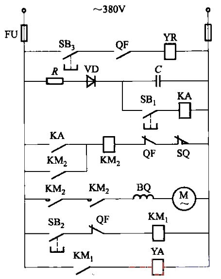 DW15 series circuit breaker motor has pre-storage closing circuit