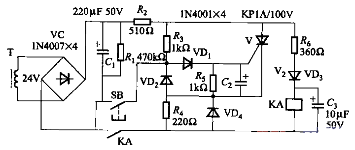 10. Single button<strong>Control</strong><strong>Relay<strong>Circuit</strong></strong>Part 4.gif