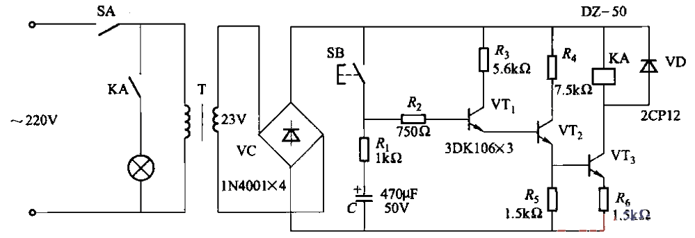 38.<strong>Lighting</strong><strong>Delay circuit</strong> using <strong>Transistor</strong> Part 2.gif