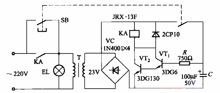 37. One of the <strong>lighting</strong><strong>delay circuits</strong> using <strong>transistors</strong>.gif