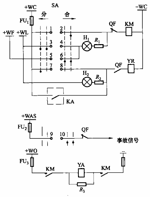 70.<strong>Electromagnetic</strong> operated<strong>circuit breaker</strong><strong>control</strong>,<strong>signaling circuit</strong>.gif