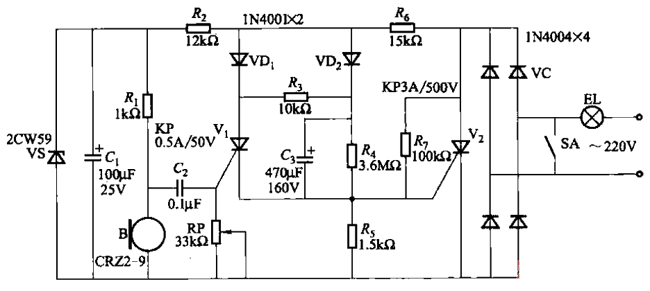 109.<strong>Lighting</strong><strong>Voice-activated switch</strong> circuit using <strong>Thyristor</strong> Part 2.gif