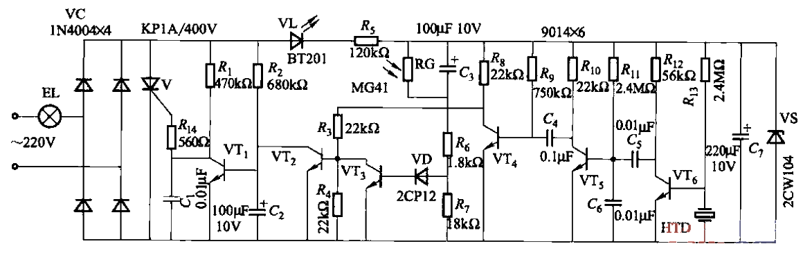 112.<strong>Lighting</strong>Sound and light control<strong>Switch circuit</strong>Part 2.gif