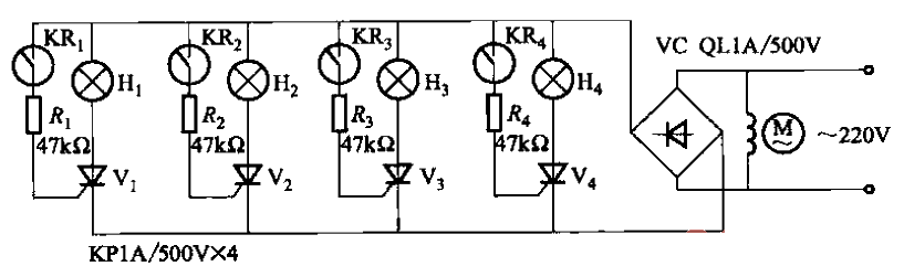 133. One of the multiple groups of<strong>color lights</strong> chain<strong>circuit</strong>s that flash in cycles.gif