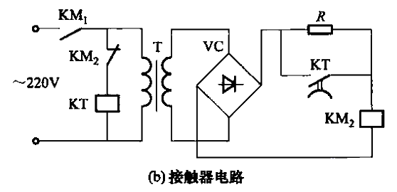 DC electromagnet strong excitation fast pull-in circuit one b