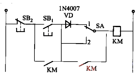 交流接觸器低電壓啟動電路之二–電路圖–電子工程世界