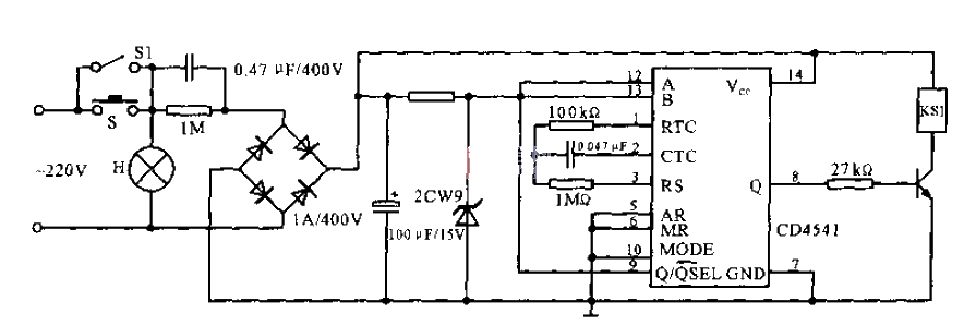 <strong>Timer</strong> constitutes a delayed lights-off circuit<strong>Circuit diagram</strong>.gif