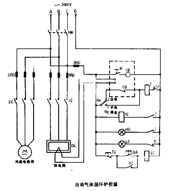 Automatic gas circulation furnace<strong>Temperature control</strong><strong>Circuit diagram</strong>.gif