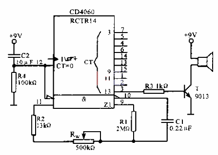 Single chip<strong>Timer alarm</strong><strong>Circuit diagram</strong>.gif