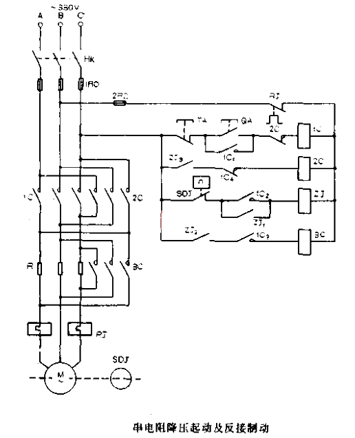 Series<strong>Resistor</strong>Reduced voltage starting and reverse braking.gif