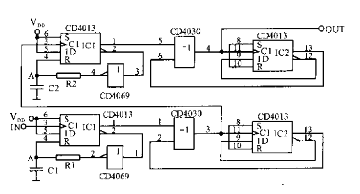 4 frequency multiplier circuit