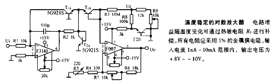 <strong>Temperature</strong> Stable <strong>Logarithmic Amplifier</strong> Circuit.gif