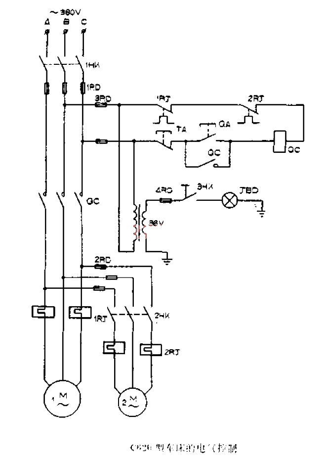 <strong>Electrical control</strong> of c620 lathe.gif