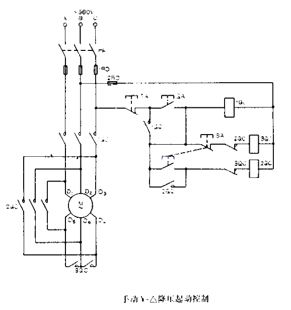 Manual Y-step-down starting control<strong></strong>.gif