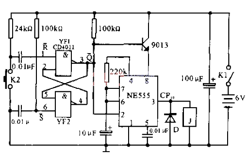 Low power timer circuit diagram