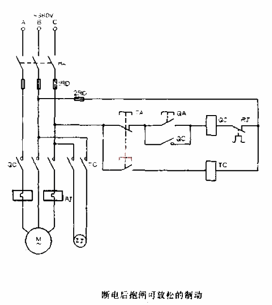 <strong>Power failure</strong> The rear brake can relax the brake.gif