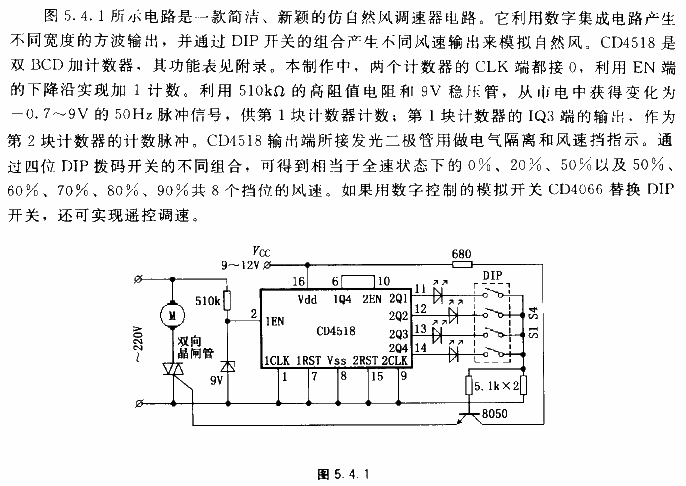 <strong>Electric Fan</strong><strong>Simulation</strong>Gust Speed ​​Regulator<strong>Circuit Diagram</strong>.gif made with counter<strong>chip</strong>