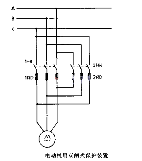 <strong>Motor</strong> uses double-gate <strong>protection device</strong><strong>Circuit diagram</strong>.gif