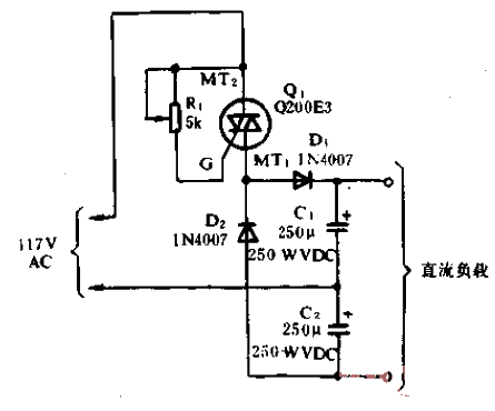 <strong><strong>Triac</strong></strong>Voltage doubling<strong><strong>Power circuit</strong></strong>.gif