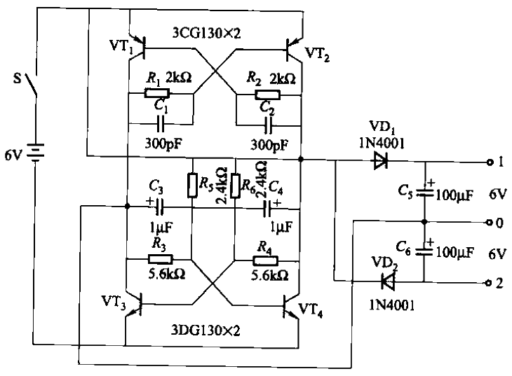 DC voltage converter circuit