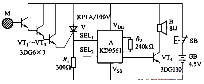 148.<strong>Touch type</strong><strong>Anti-theft alarm circuit</strong>Part 2.gif