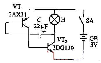 Flash signal light circuit 2