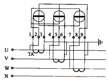 31. Three-phase three<strong>component</strong>reactive<strong>energy meter</strong> is connected to<strong>circuit</strong> through<strong>current transformer</strong>.gif