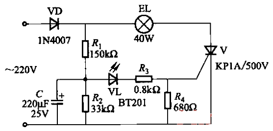 Flash signal light circuit 5