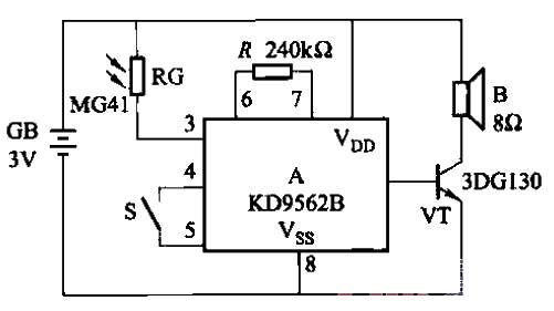 154.<strong>Light control</strong><strong>anti-theft alarm<strong>circuit</strong></strong> using<strong>photoresistor</strong>.gif