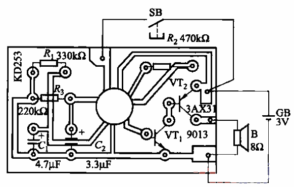 22. "Ding dong" electronic <strong>doorbell circuit</strong> part 2.gif