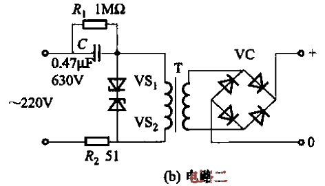 5. Full-wave type<strong>Capacitor step-down</strong><strong>rectifier circuit</strong>b.gif