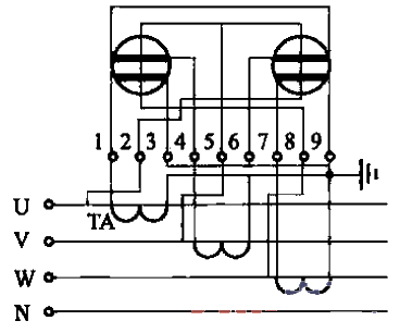 33.DX1 type three-phase two<strong>component</strong>reactive power<strong>energy meter</strong>Y-shaped<strong>connection</strong>.gif