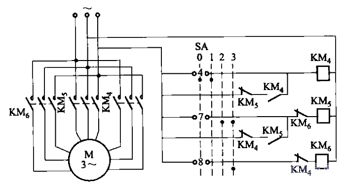 22.<strong>Control circuit</strong> when the cargo crane changes from low speed to medium speed and then to high speed.gif