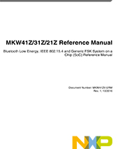 MKW41Z/31Z/21Z Reference Manual